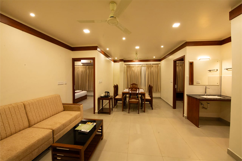 Panoramic view from the Presidential Suite